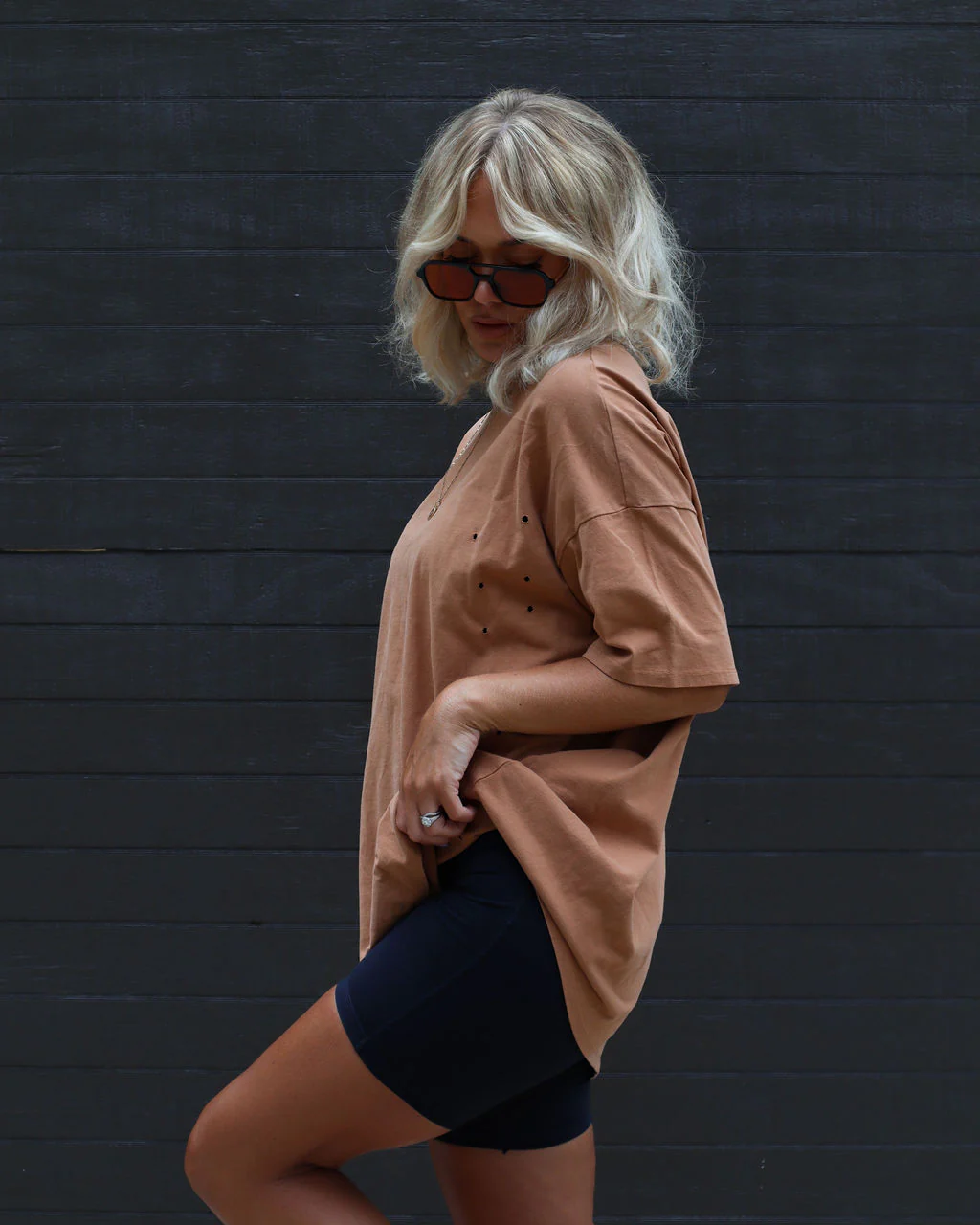 His Cotton Oversized Tee - Image 10