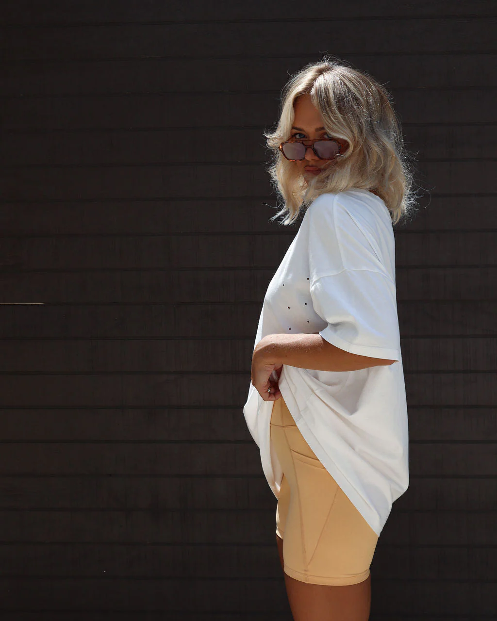 His Cotton Oversized Tee - Image 15