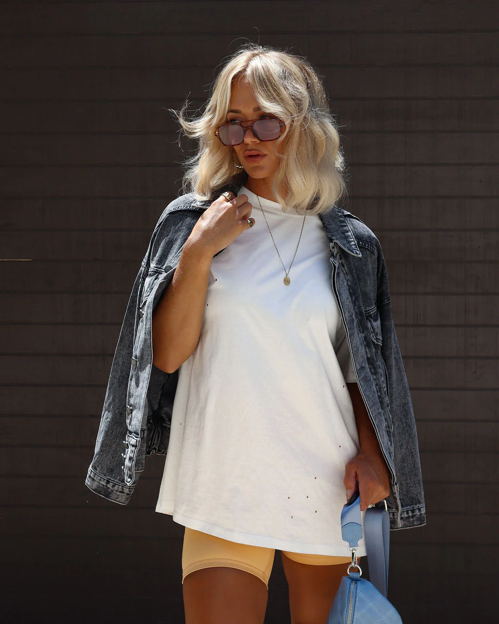 His Cotton Oversized Tee - Image 17