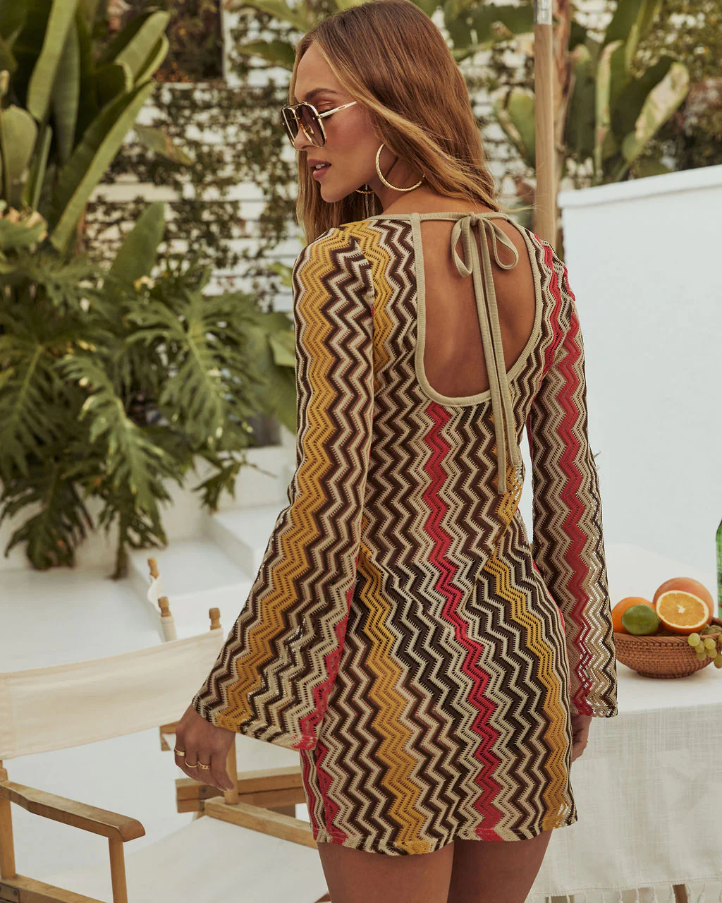Hit The Tropics Cover Up Mini Dress - Image 4