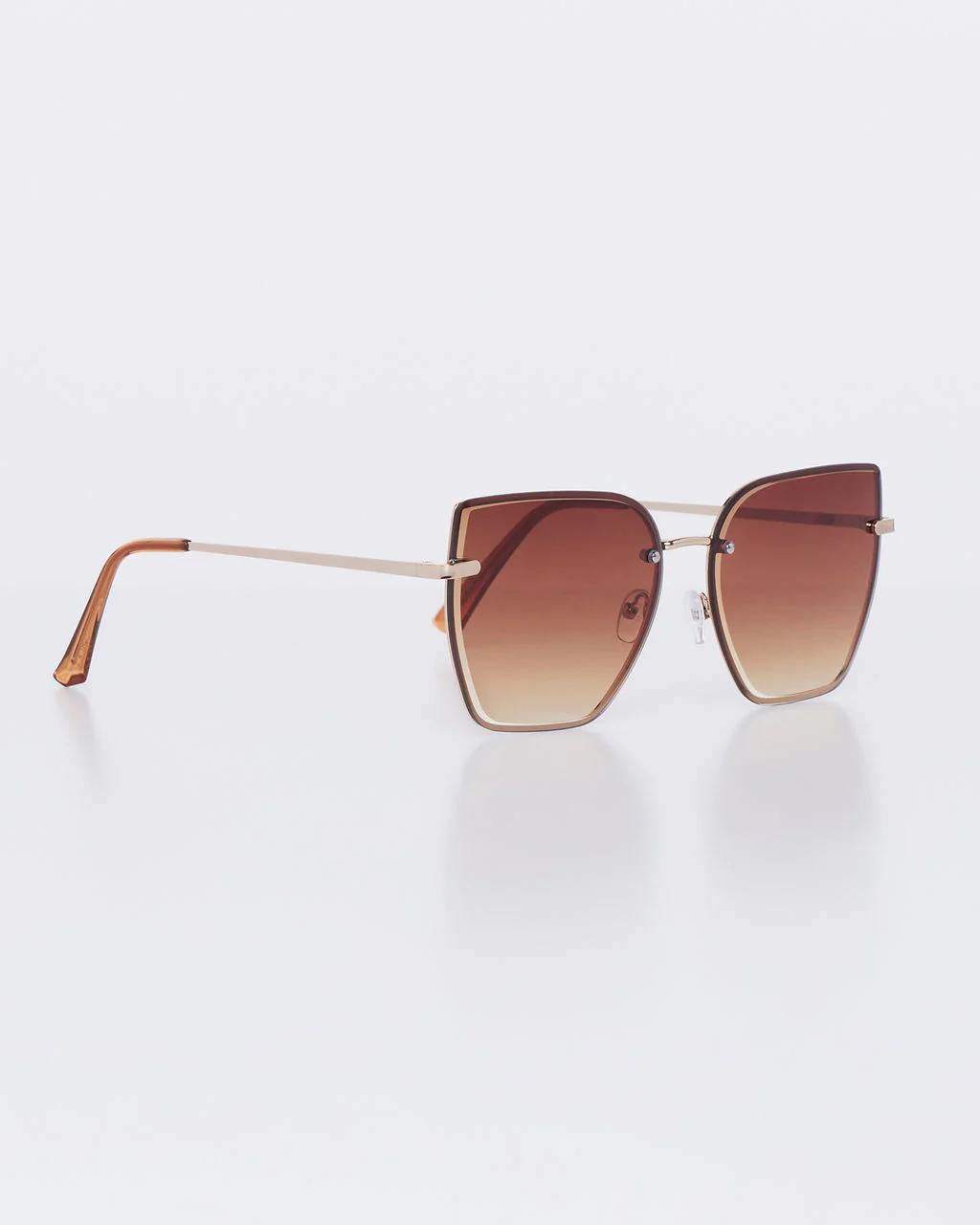 Hollywood Frameless Square Sunglasses - Image 3