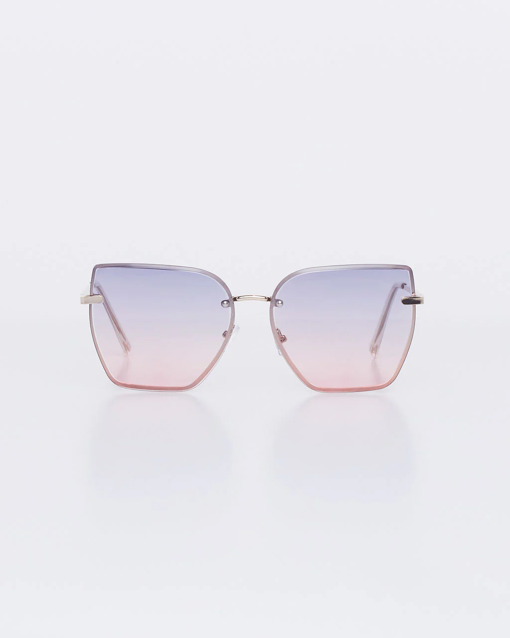 Hollywood Frameless Square Sunglasses - Image 6