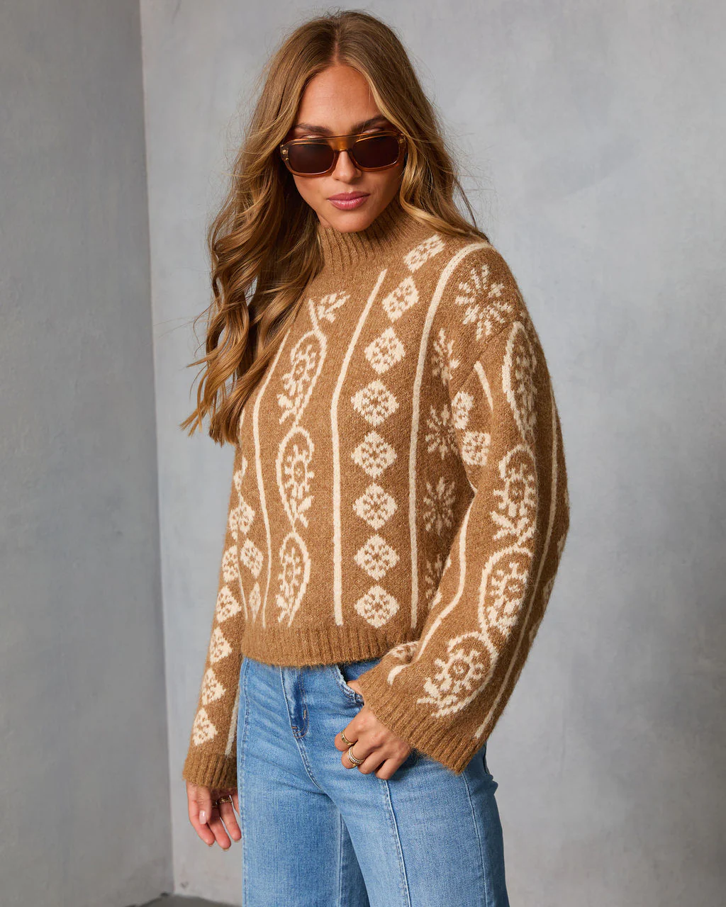 Homebody Season Abstract Sweater - Image 3