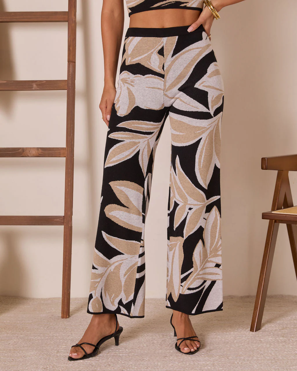 Honey Dust Tropical Knit Pants - Image 2