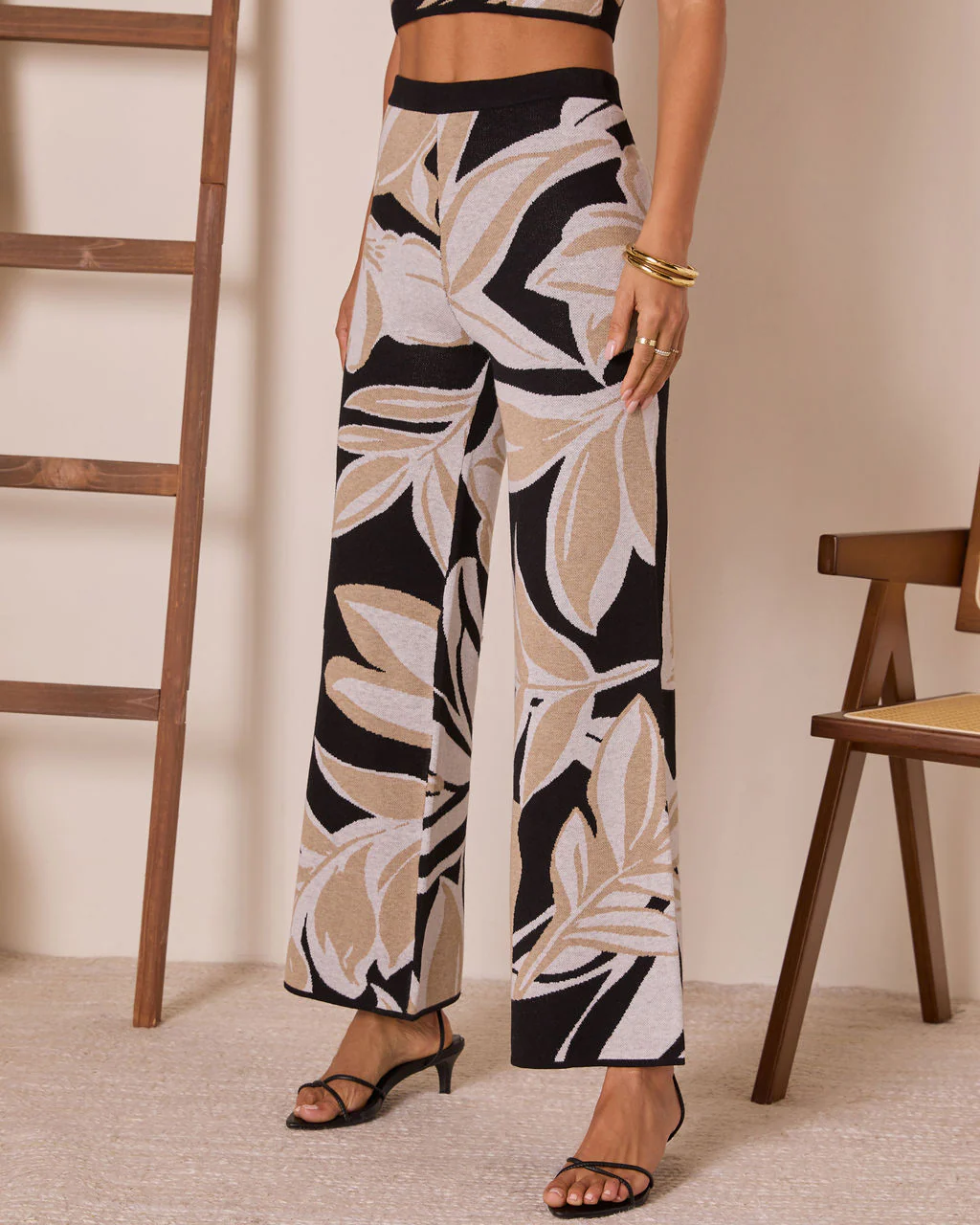 Honey Dust Tropical Knit Pants - Image 3