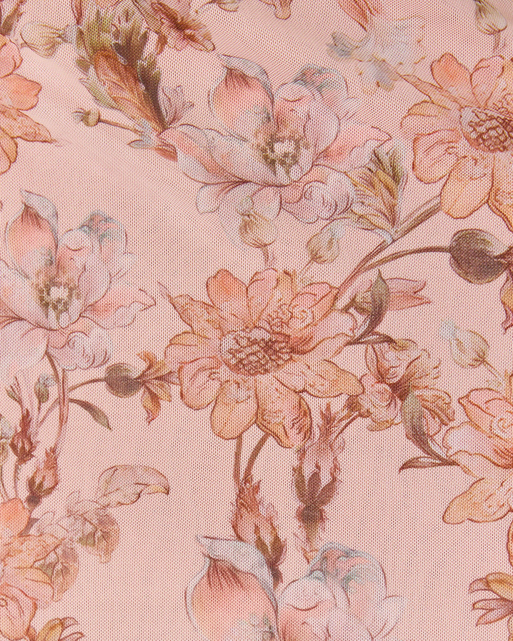 Honey Haze Strapless Floral Midi Dress - Image 6