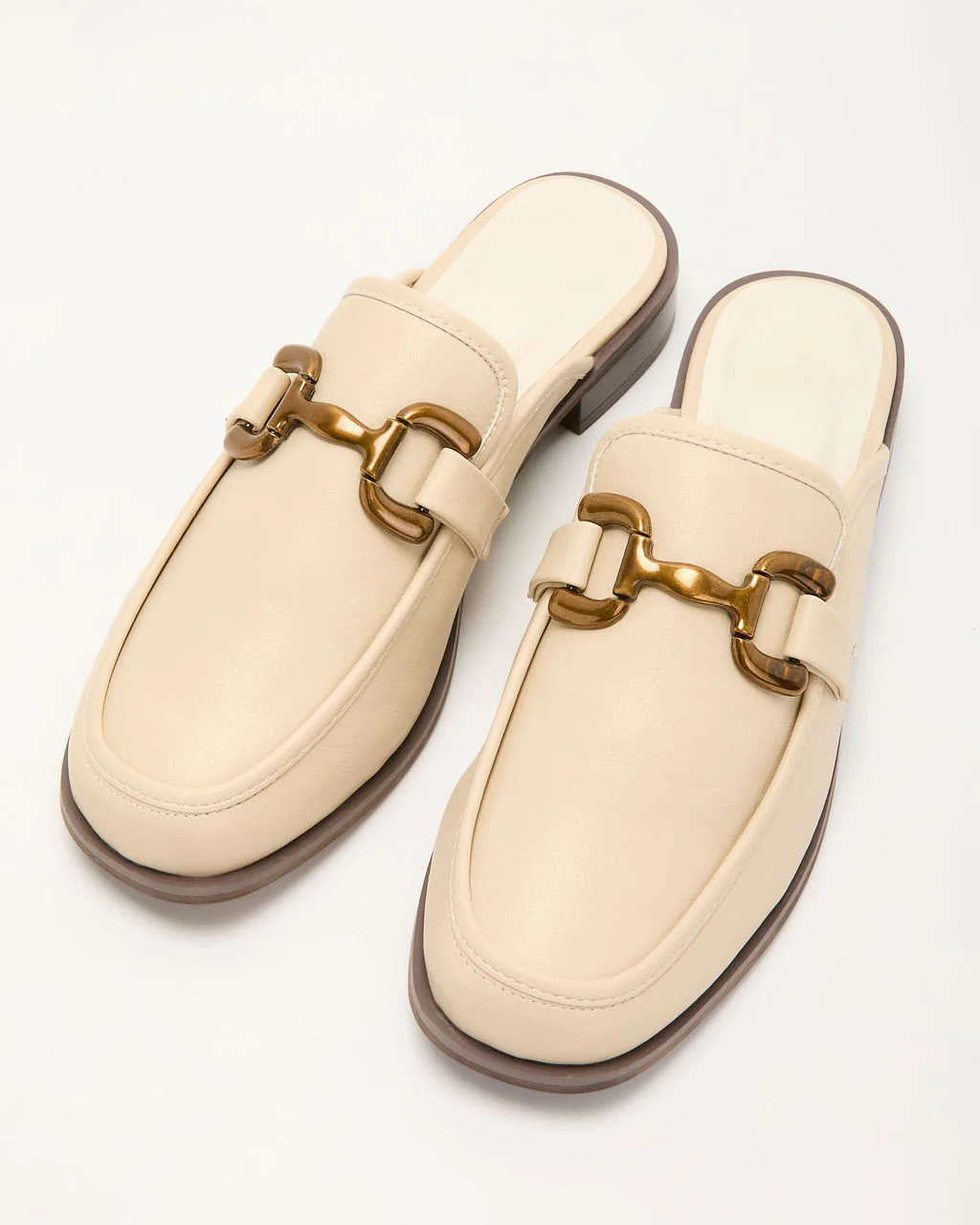 Honey Hide Loafer Mules - Image 2