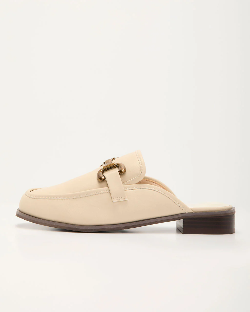 Honey Hide Loafer Mules - Image 3