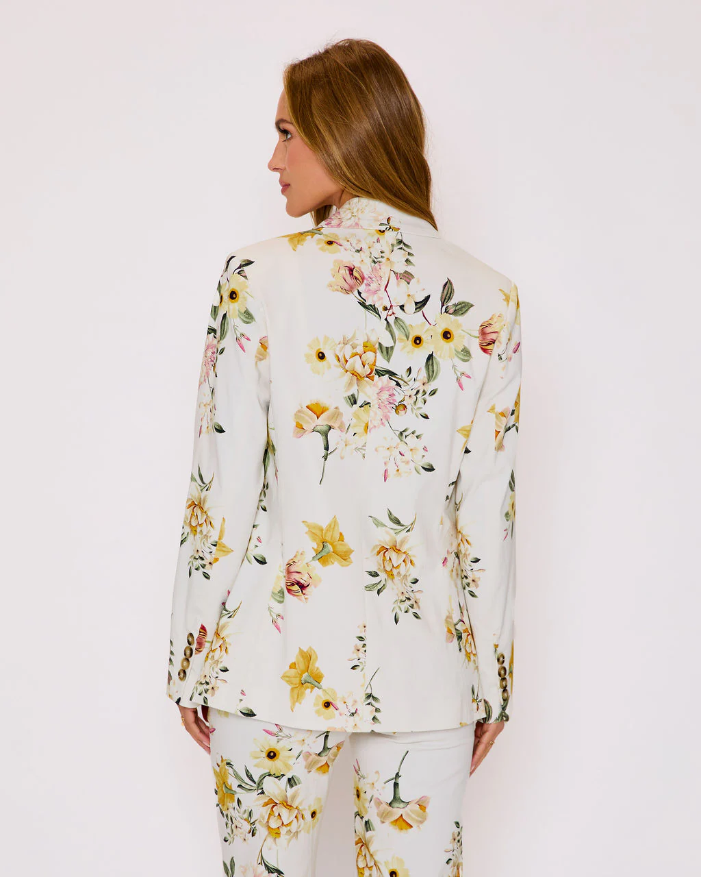 Honey Morning Floral Print Blazer - Image 4