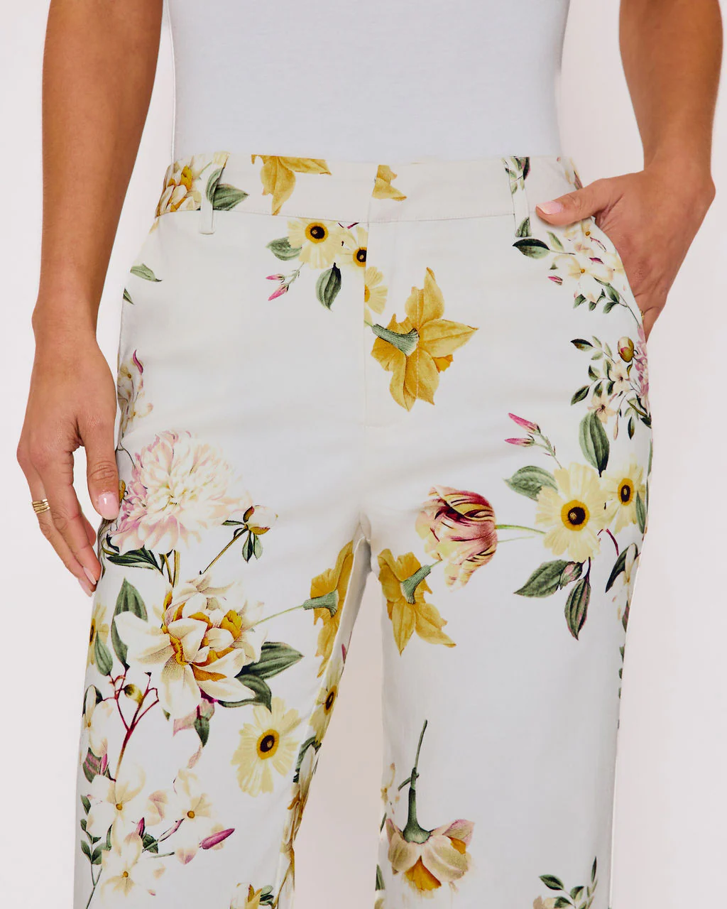 Honey Morning Floral Print Pants - Image 6