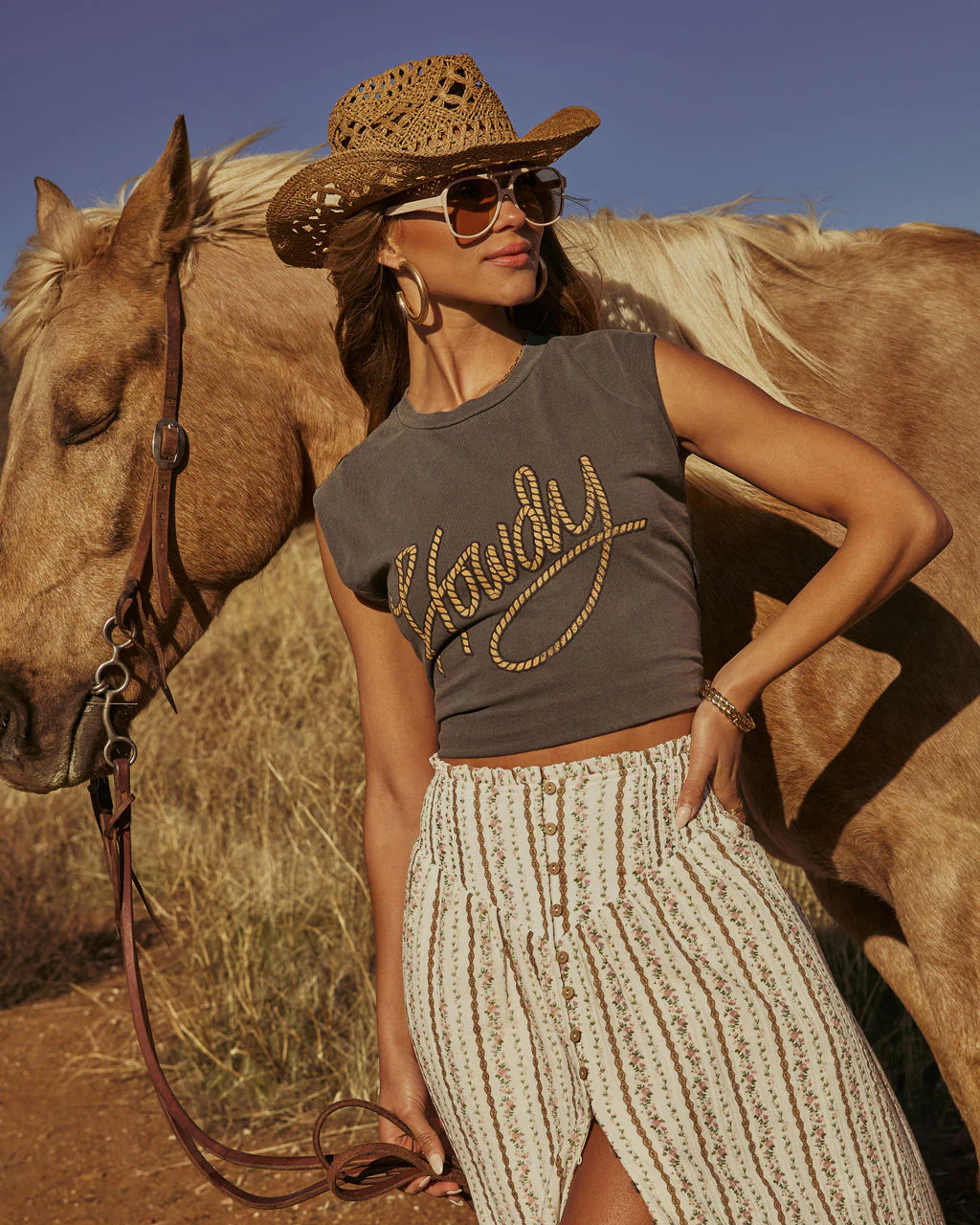 Howdy Graphic Muscle Tee - Image 3