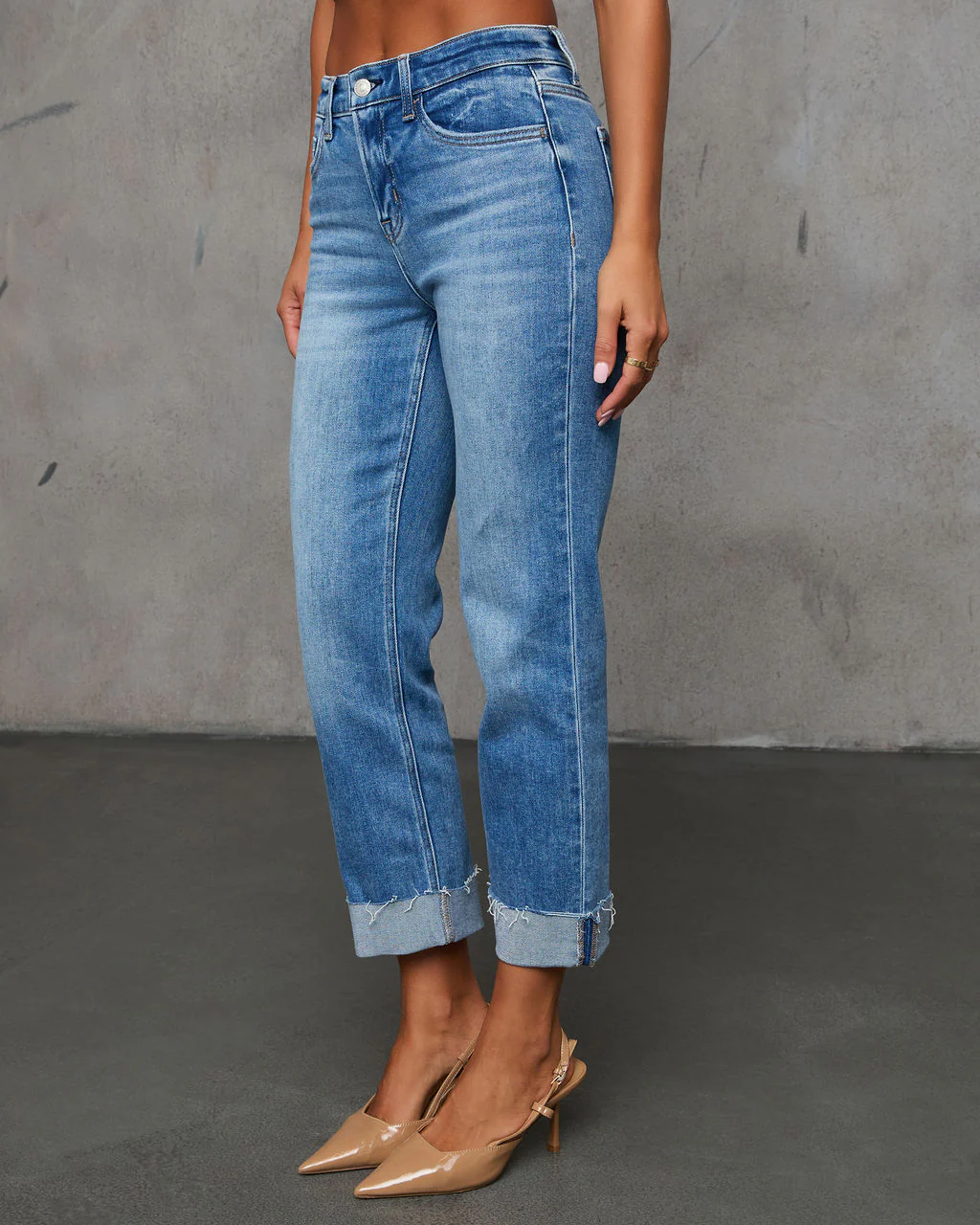 Huntley Cropped Straight Leg Denim - Image 3