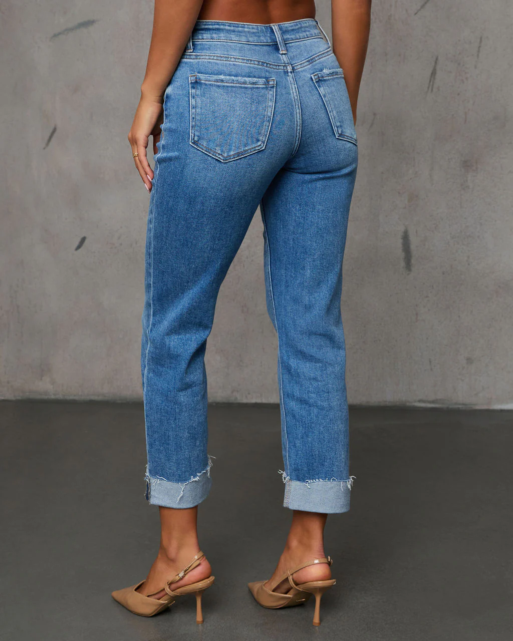 Huntley Cropped Straight Leg Denim - Image 4