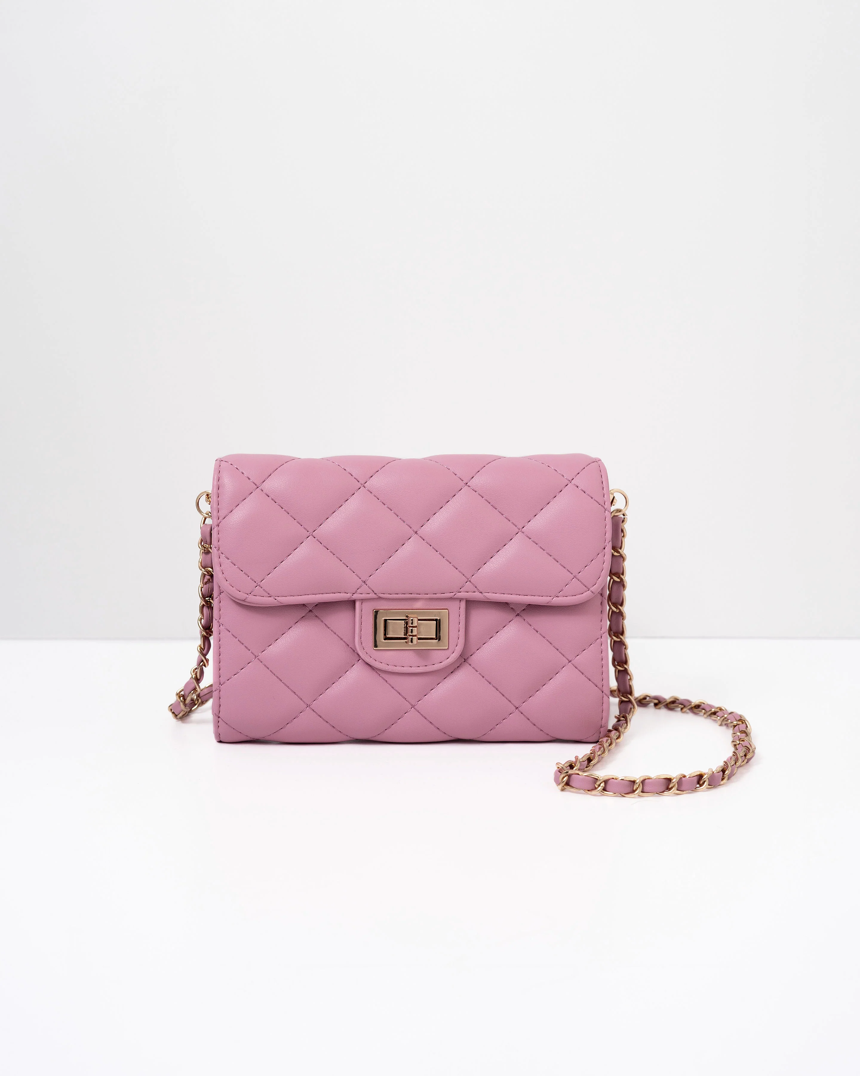 Impulse Quilted Faux Leather Crossbody Clutch - Image 9