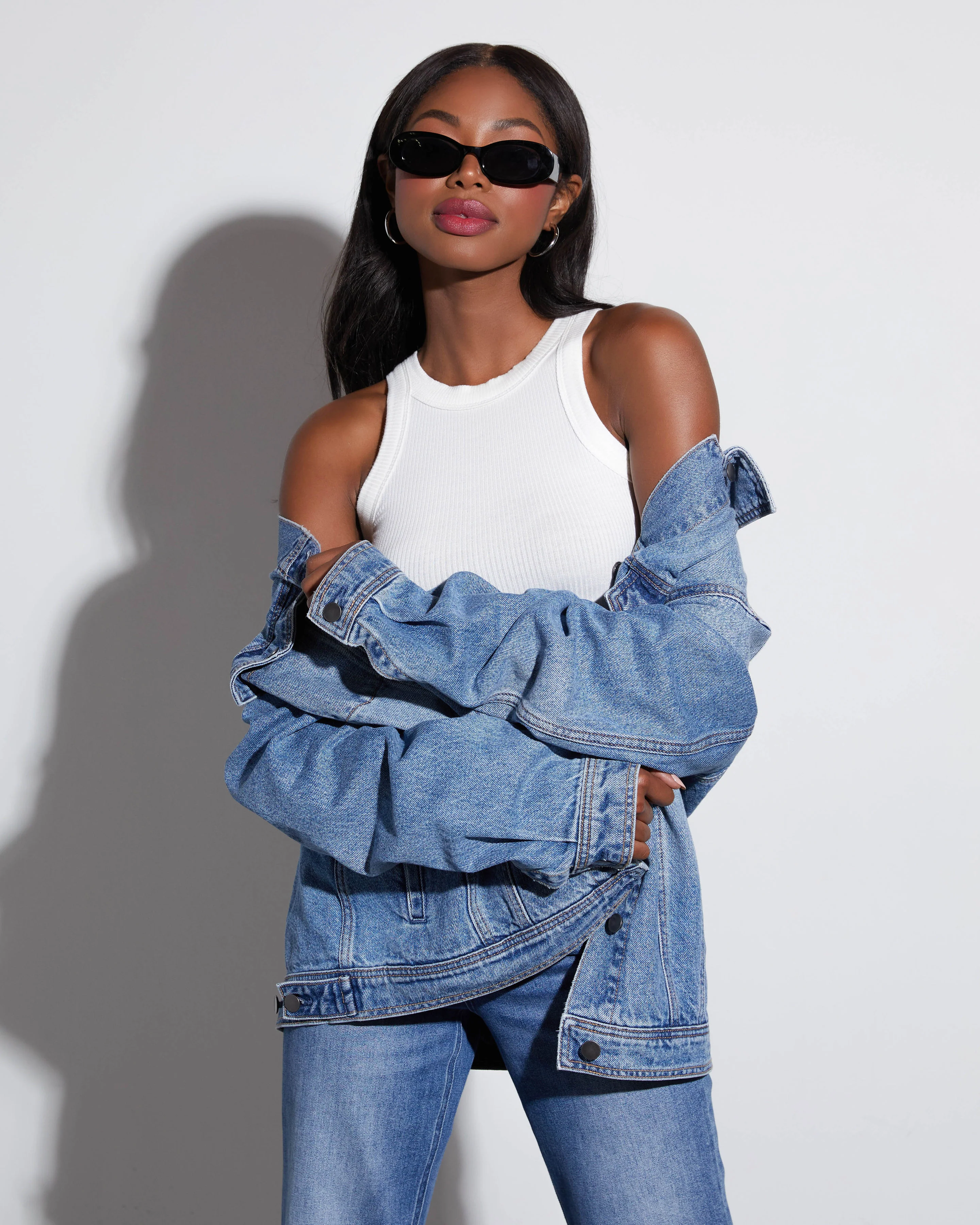 Influencer Oversized Denim Jacket - Image 18