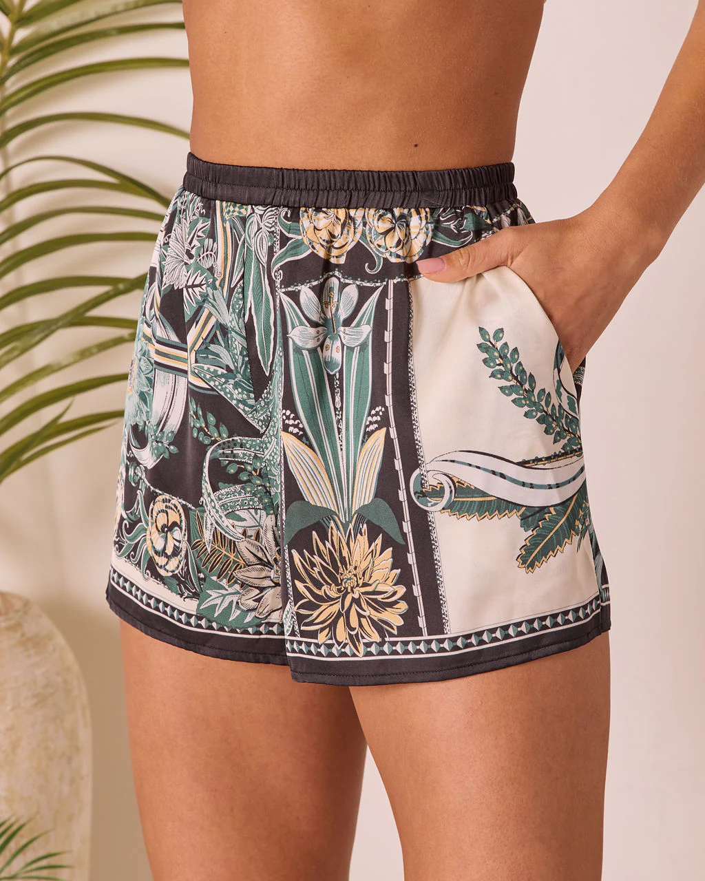 Island Current Abstract Printed Shorts - Image 3