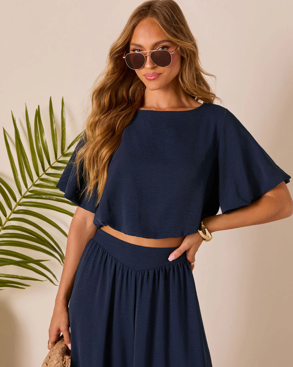 Island Sway Pleated Blouse - Image 2