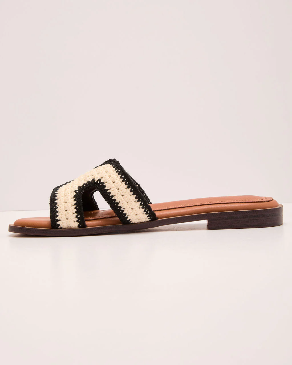 Island Luxe Contrast Trim Crochet Sandals - Image 15