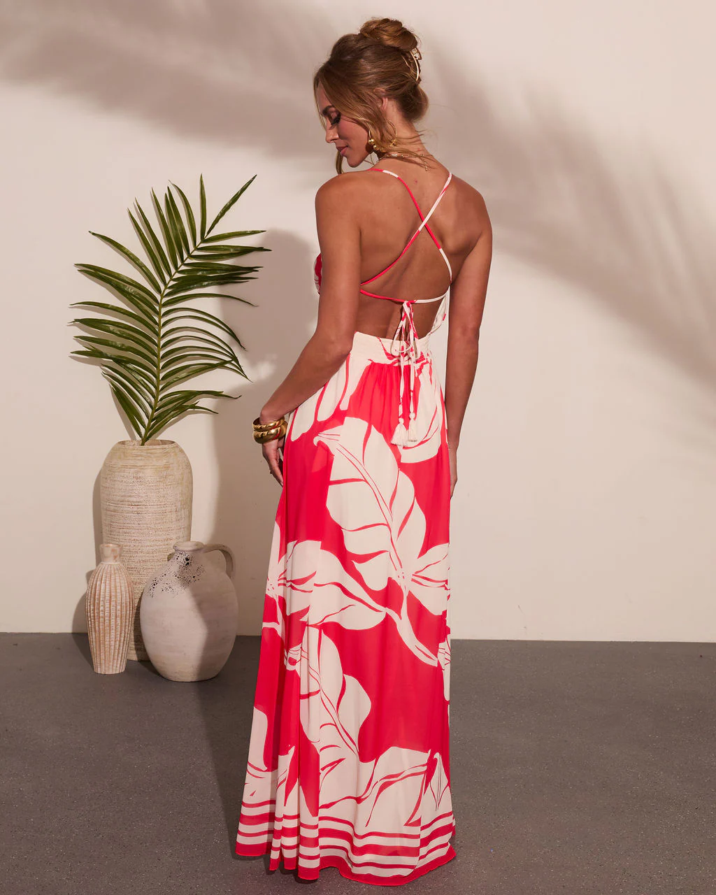 Island Spritz Tropical Print Maxi Dress - Image 4