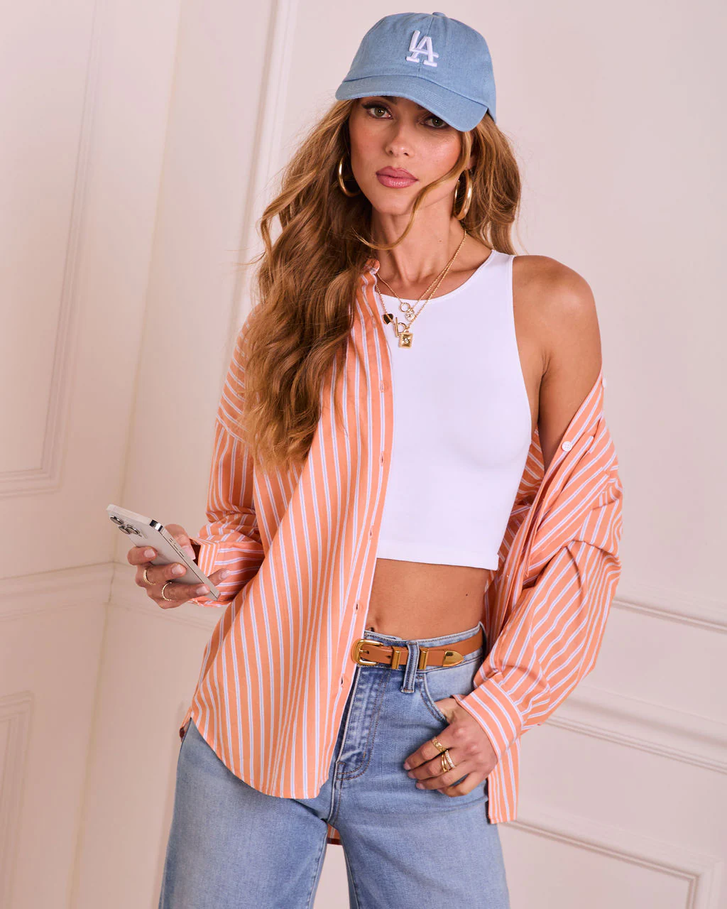 Isolyn Striped Button Down Top - Image 2