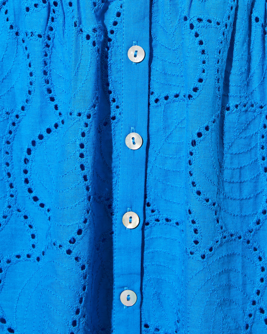 Jacinda Eyelet Puff Sleeve Mini Dress - Image 3