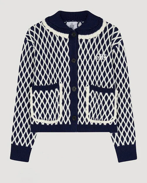 Jacqueline Diamond Print Cardigan - Image 6