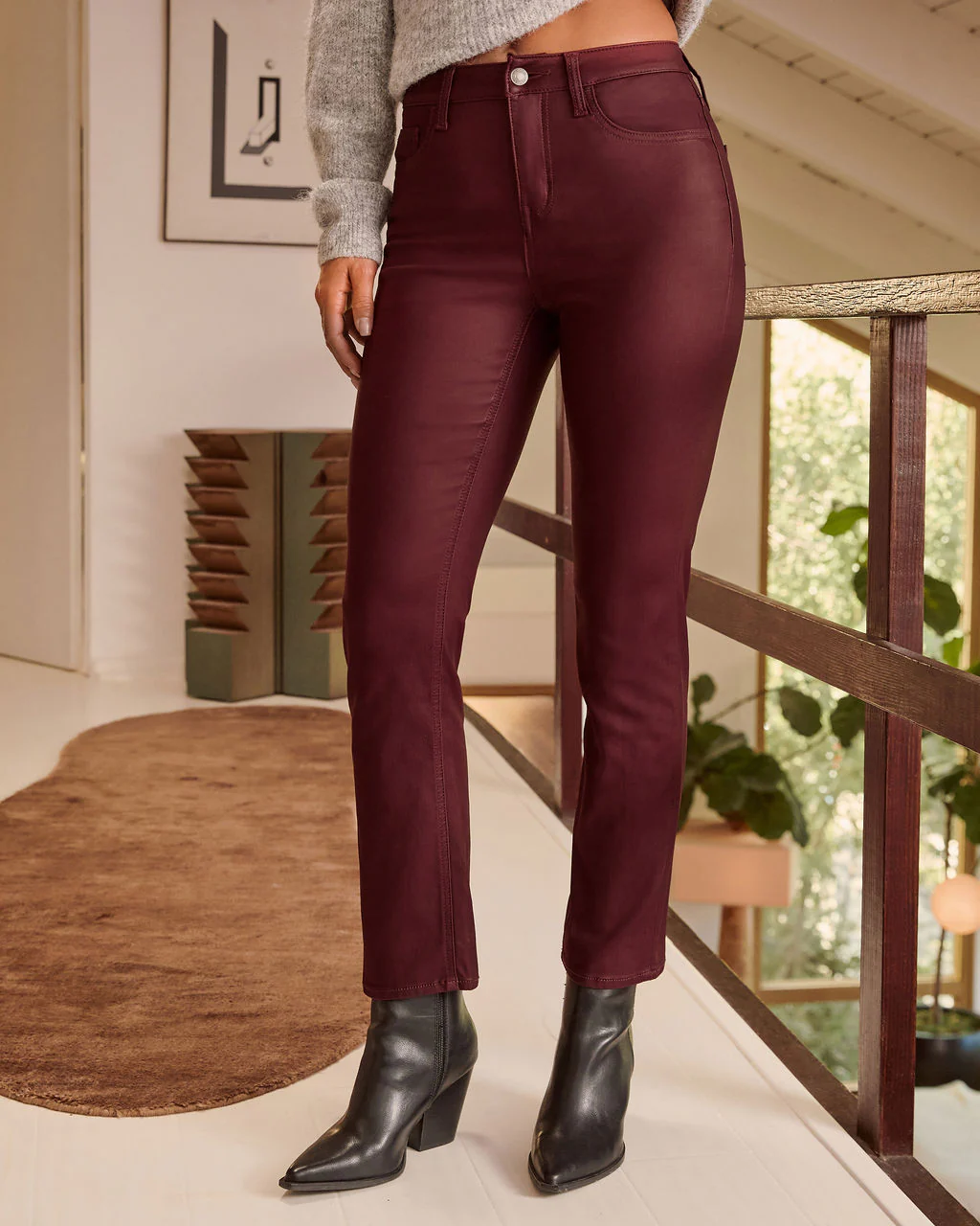 Jameson Super Stretch Coated Denim Jeans - Image 3