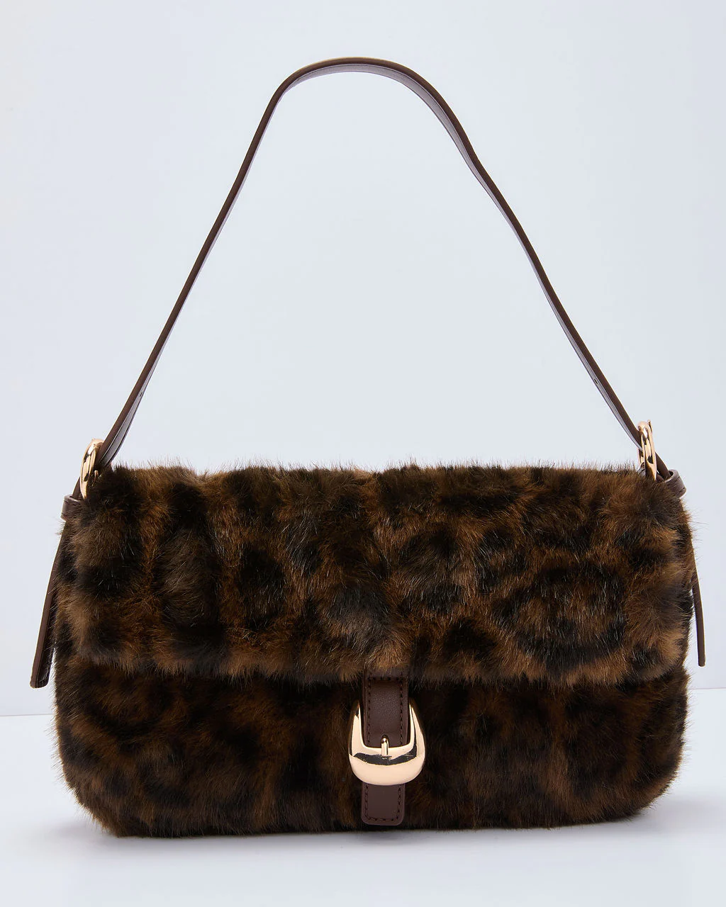 Janine Faux Fur Shoulder Bag - Image 3