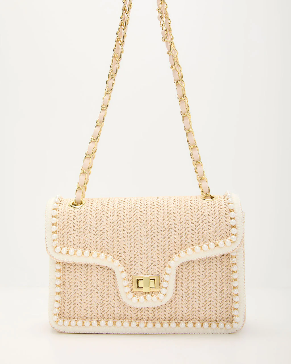 Jenie Straw Shoulder Bag - Image 2