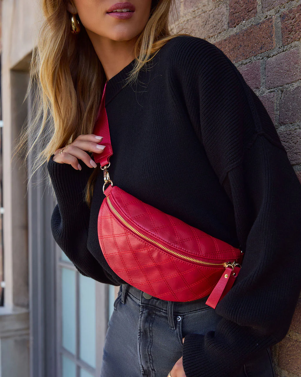Jenny Faux Leather Belt Bag - Image 19