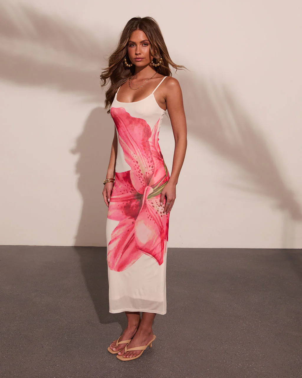 Jet Set Darling Floral Print Maxi Dress - Image 3