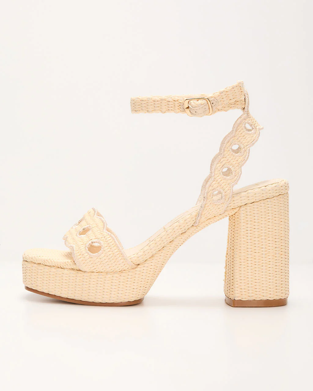 Jetsetter Woven Platform Heels - Image 2