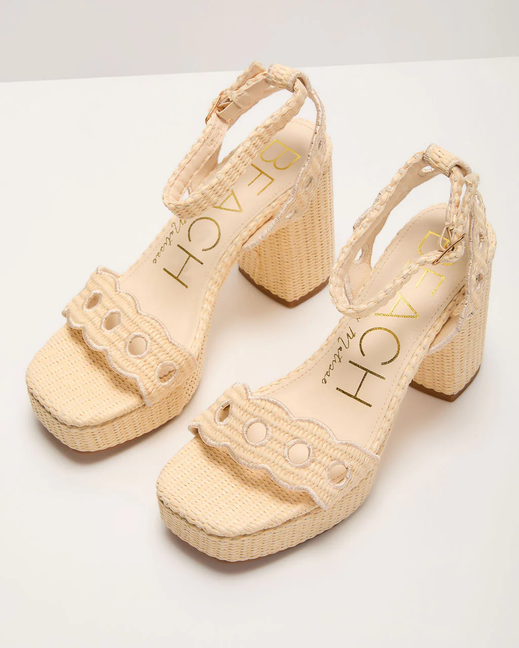 Jetsetter Woven Platform Heels - Image 5