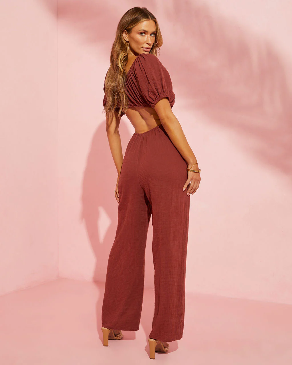 Jhene Cutout Short Sleeve Jumpsuit - Image 2