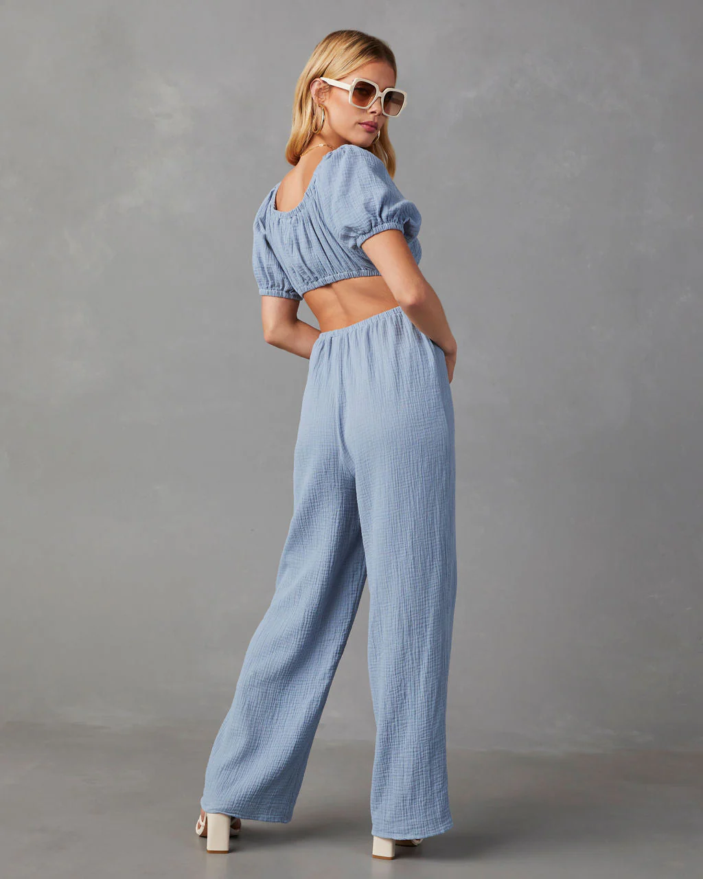 Jhene Cutout Short Sleeve Jumpsuit - Image 5