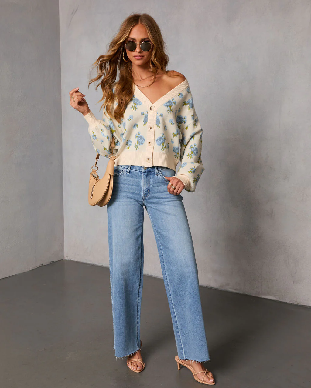 Jhenie Print Knit Cardigan - Image 2