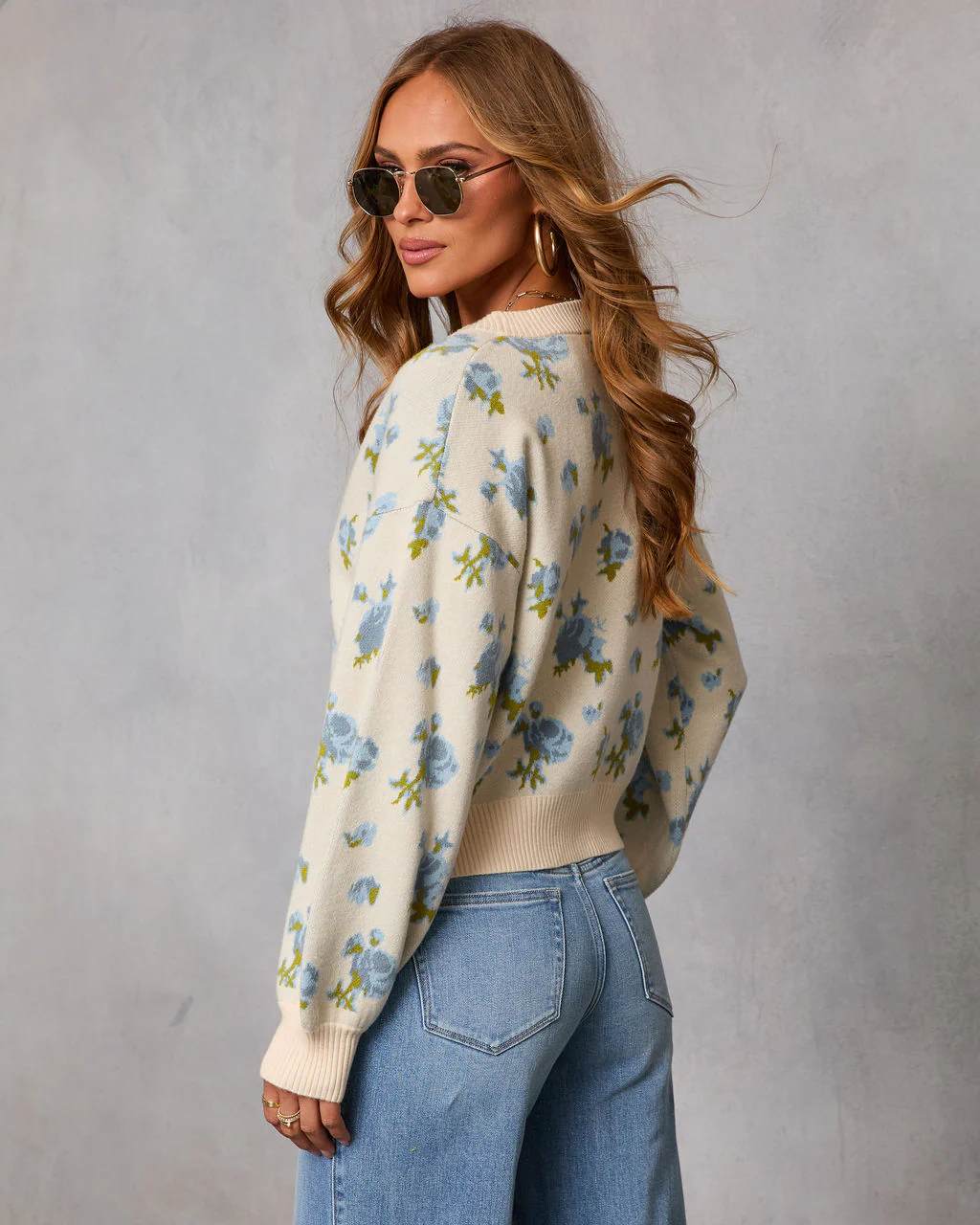 Jhenie Print Knit Cardigan - Image 4