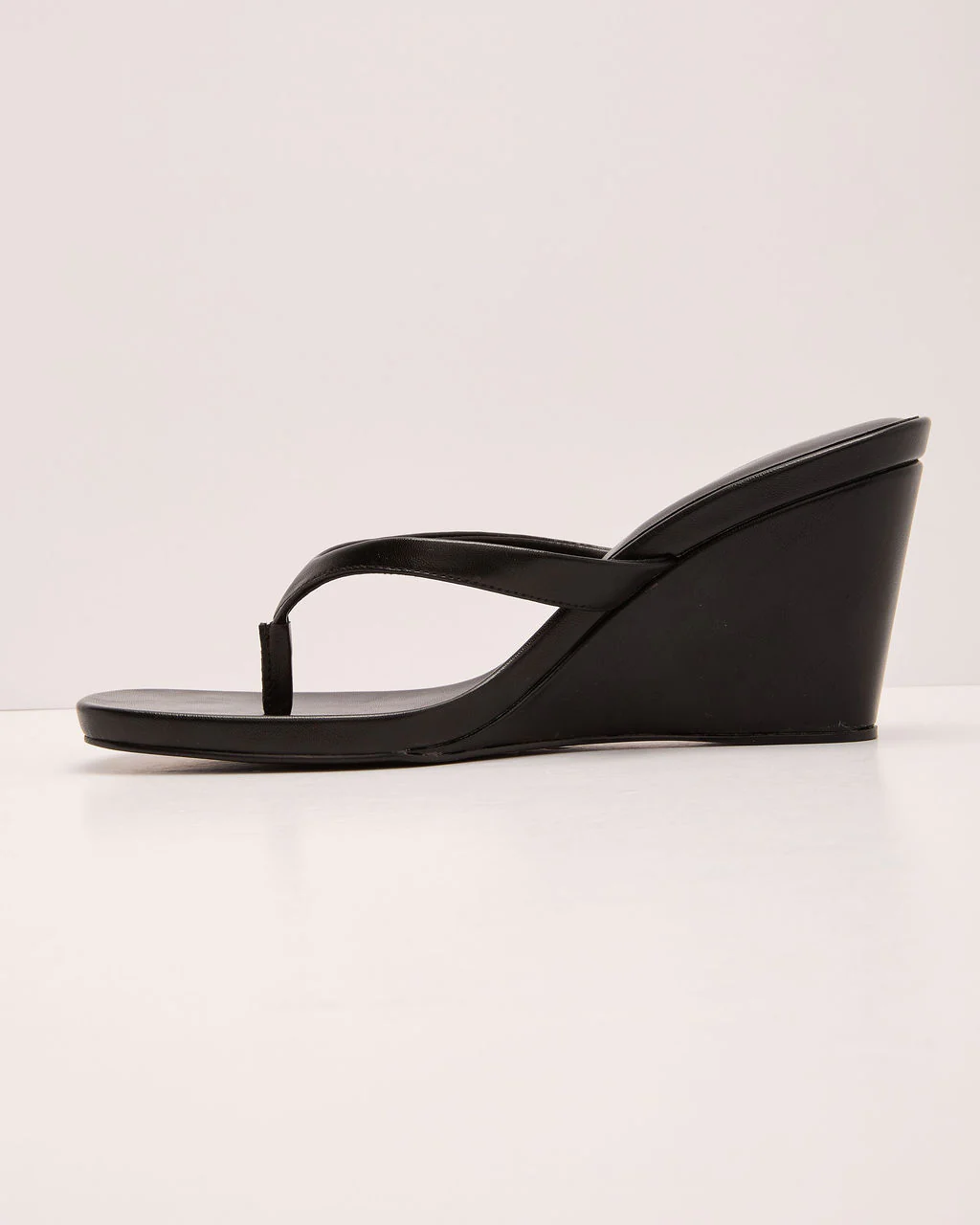 Joellen Vegan Leather Wedge Sandals - Image 3