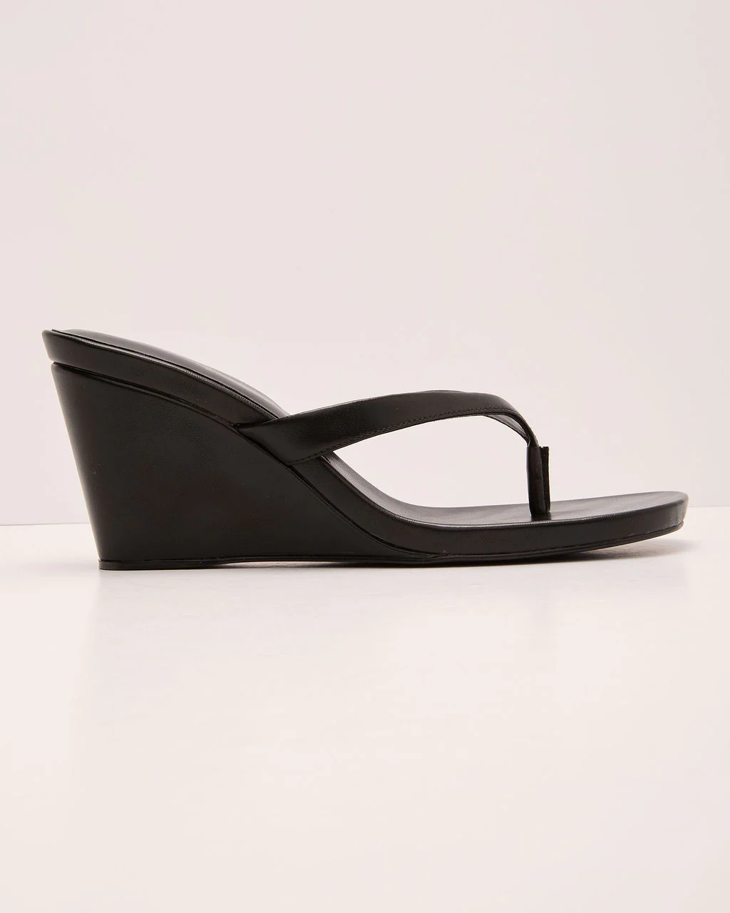 Joellen Vegan Leather Wedge Sandals - Image 6