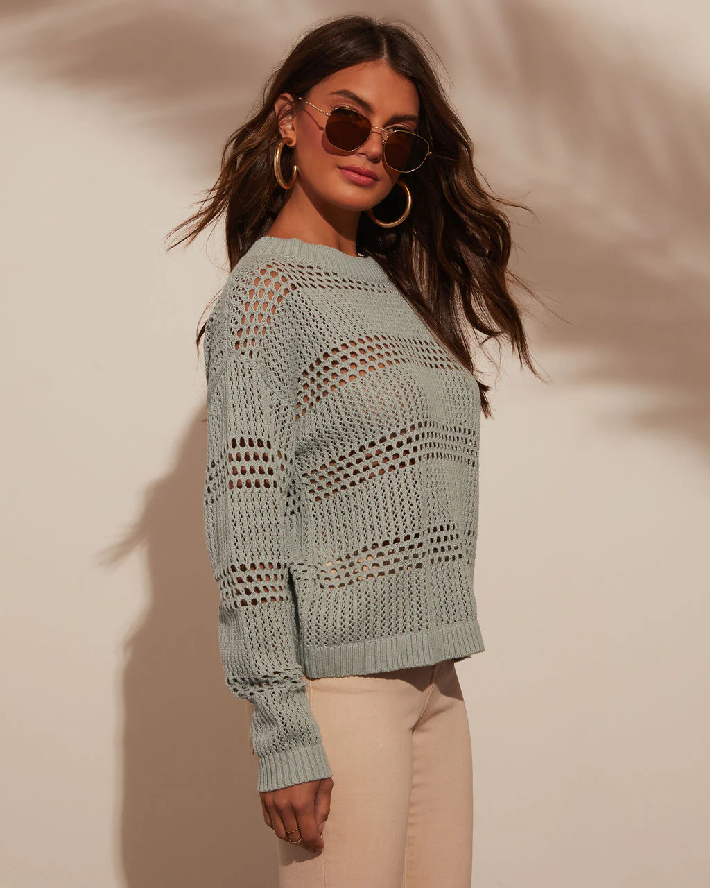 Joni Open Knit Sweater - Image 3