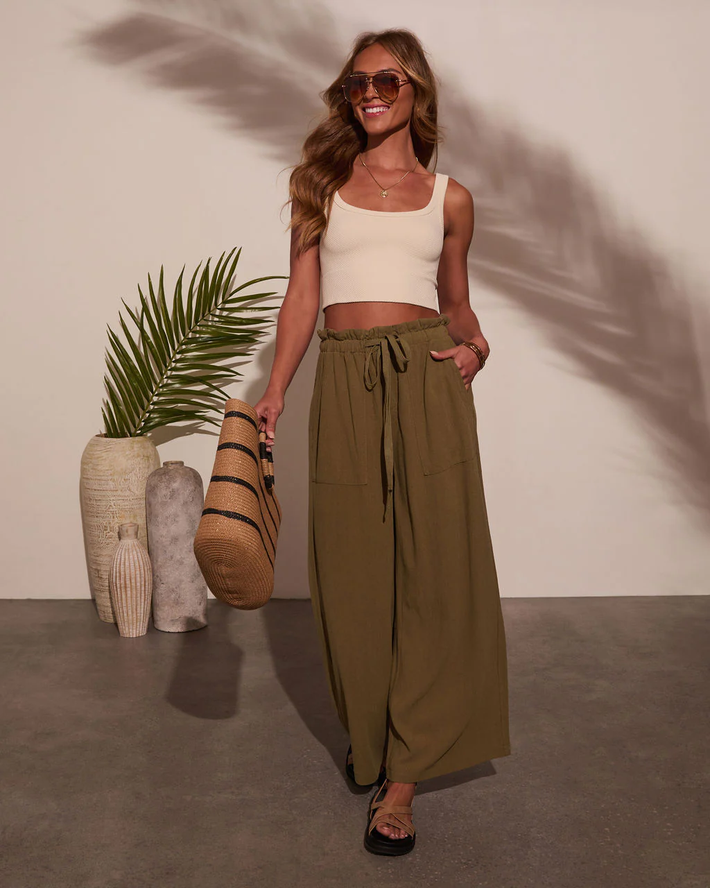 Journey On Linen Drawstring Pants - Image 5
