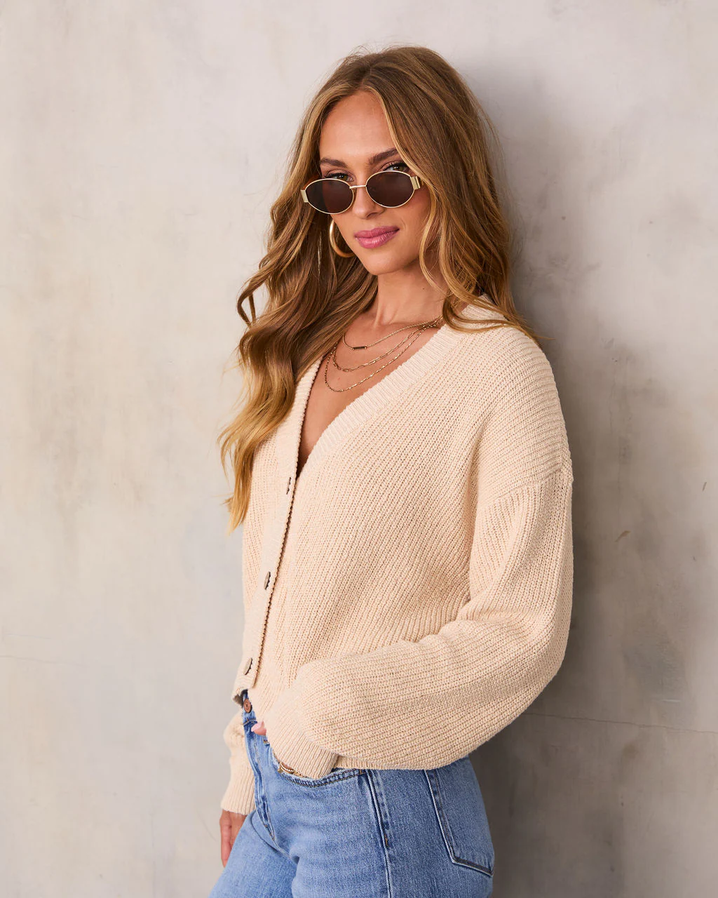 Jovanna Buttoned Cardigan Sweater - Image 9