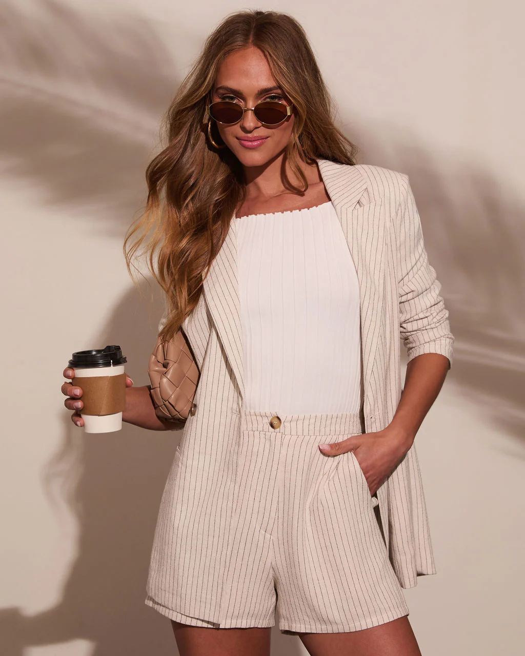 Juliet Days Striped Lightweight Blazer - Image 2