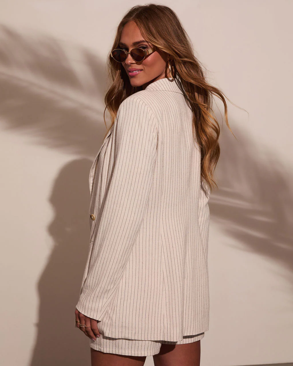 Juliet Days Striped Lightweight Blazer - Image 4