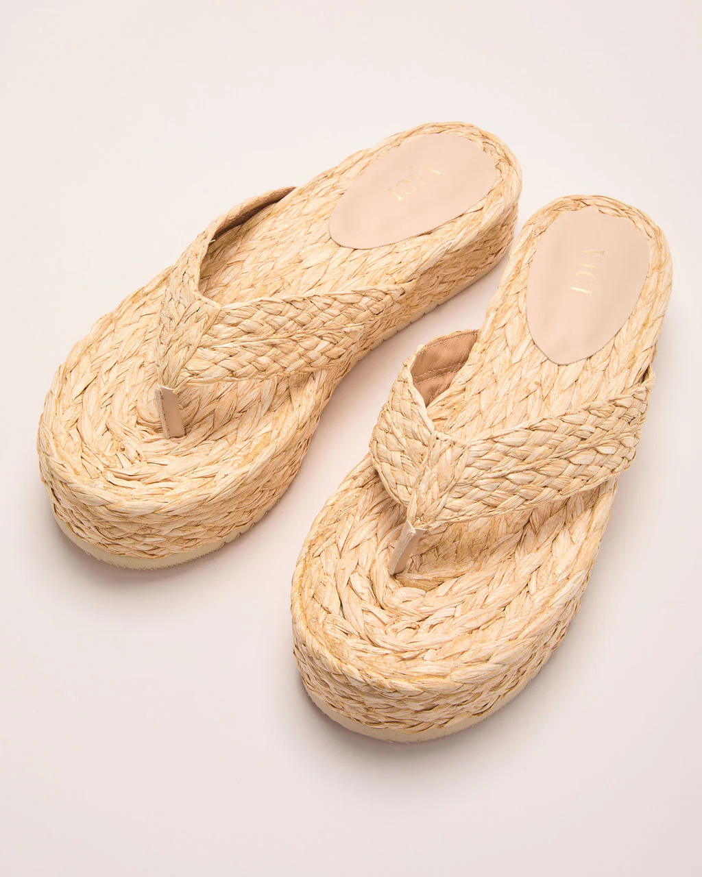 Junah Platform Raffia Sandals - Image 2