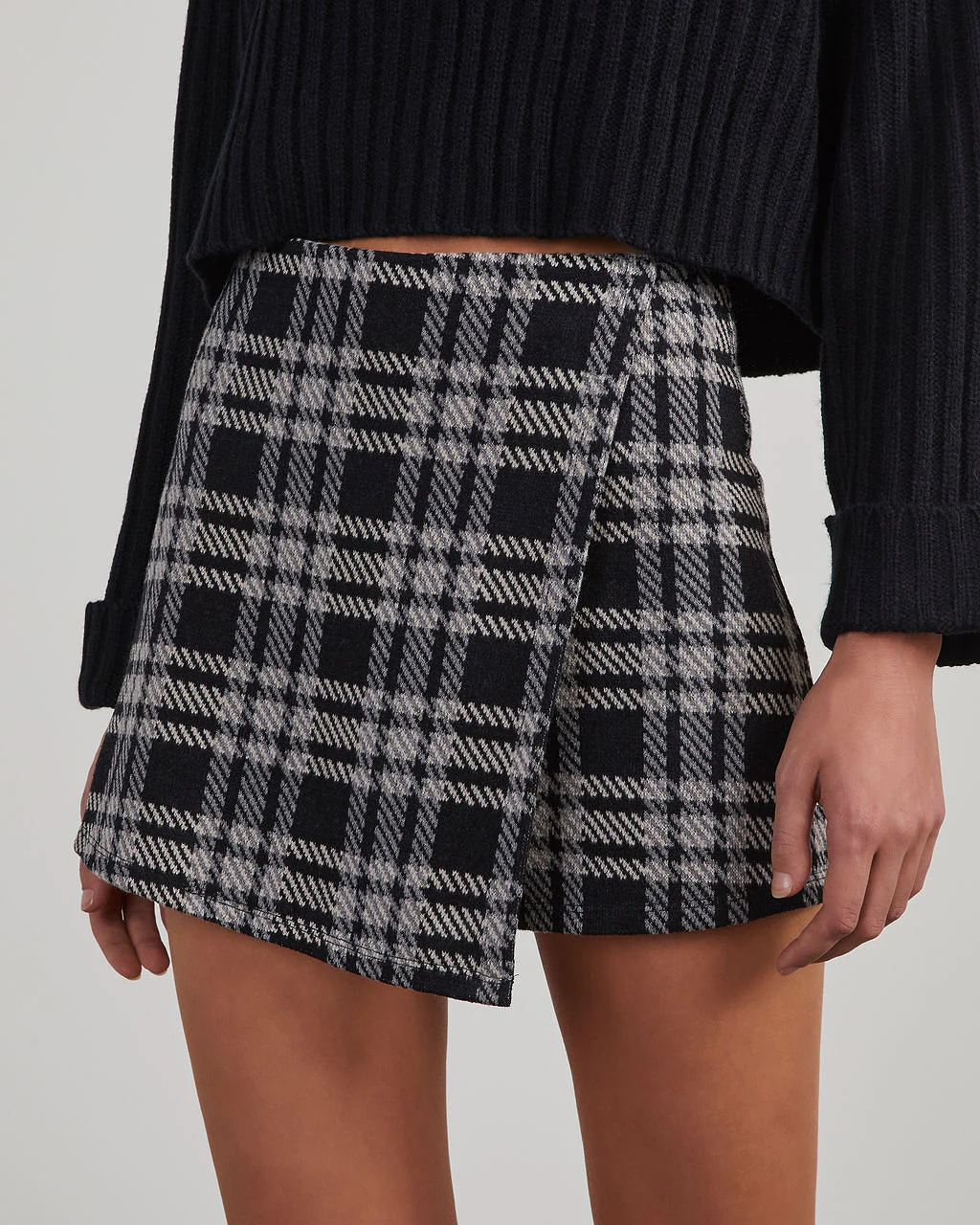 Kamala Plaid Wrap Skort - Image 2
