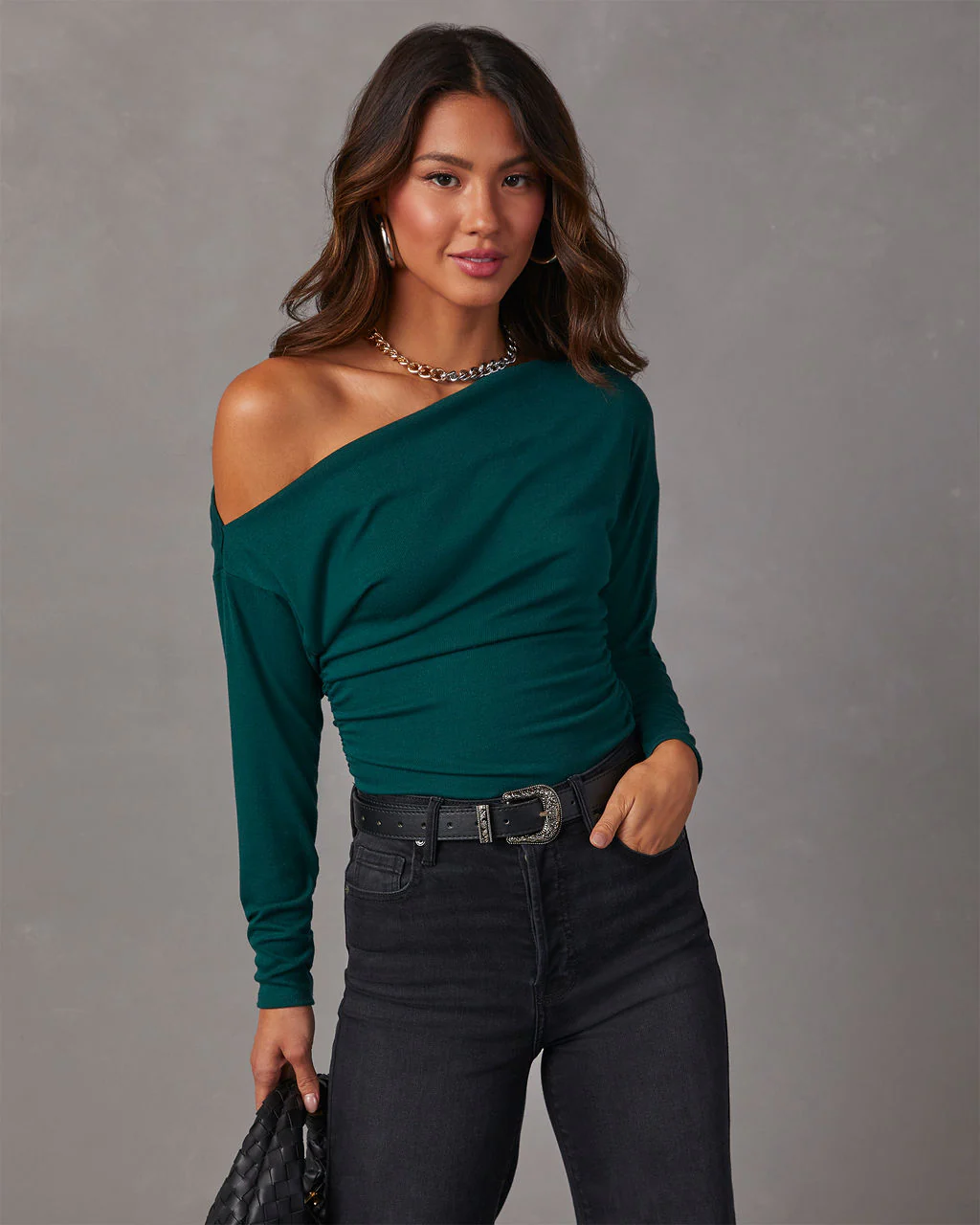 Karina Asymmetrical Crop Top - Image 7