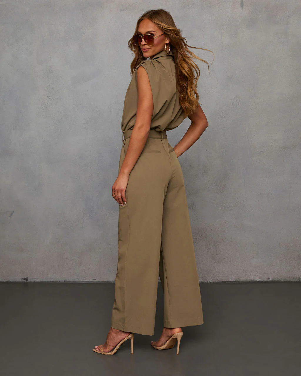 Kason Fitted Waist Utility Jumpsuit - Image 4