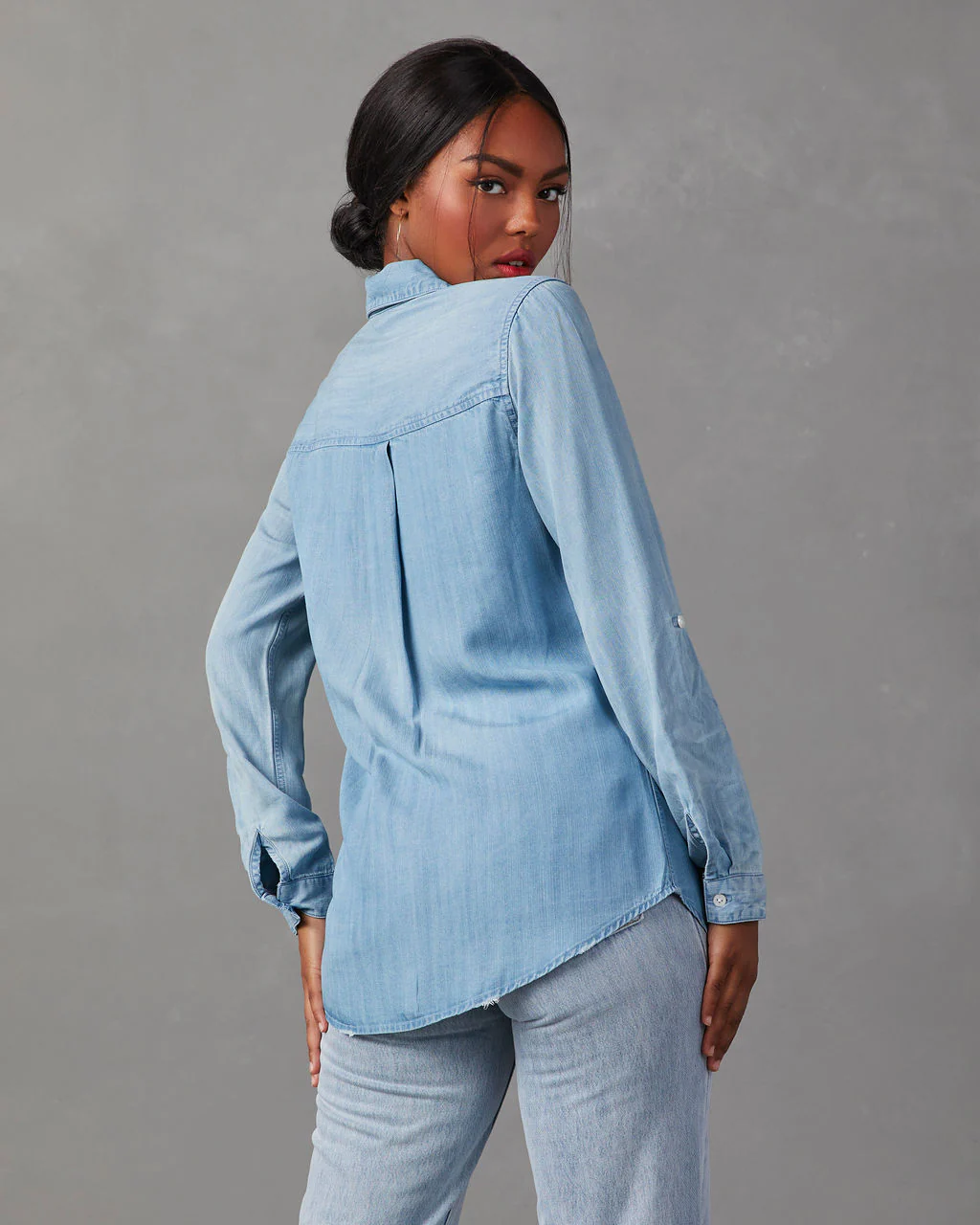 Katana Chambray Utility Top - Image 13