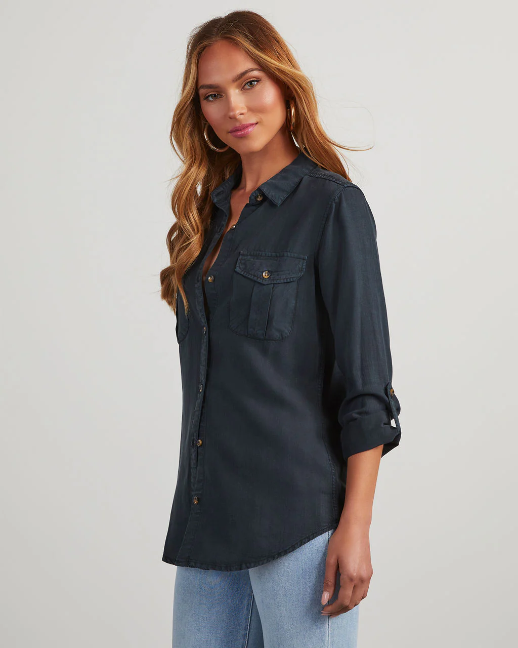 Katana Chambray Utility Top - Image 3